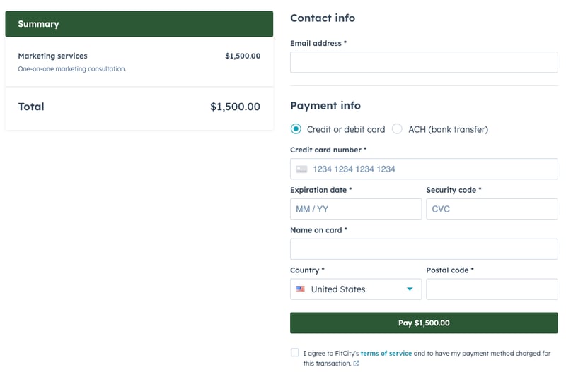 hubspot-payment-links